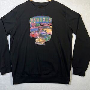 SHEIN cousin burger city crewneck sweatshirt‎ pullover- Men X-Large